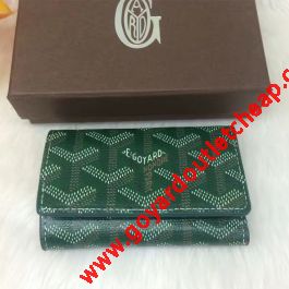 Goyard Goyardine Saint Michel Key Holder Green