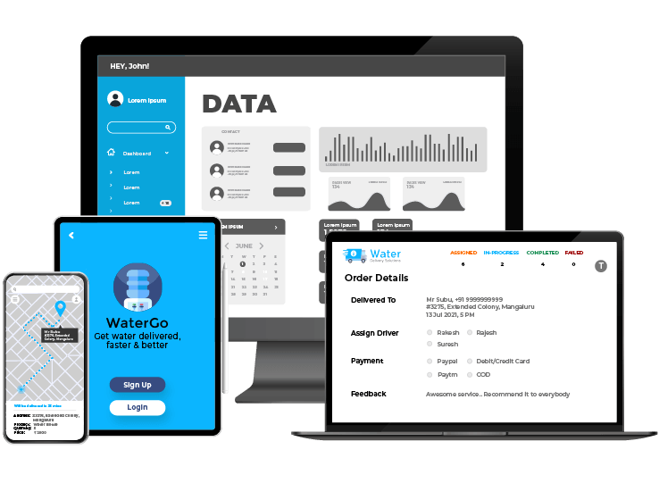 Water Delivery Solutions - Intelligent Delivery Management Software