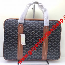 Goyard Goyardine Briefcase Brown