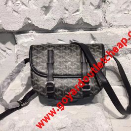 Goyard Goyardine Belvedere Medium Messenger Bag Black