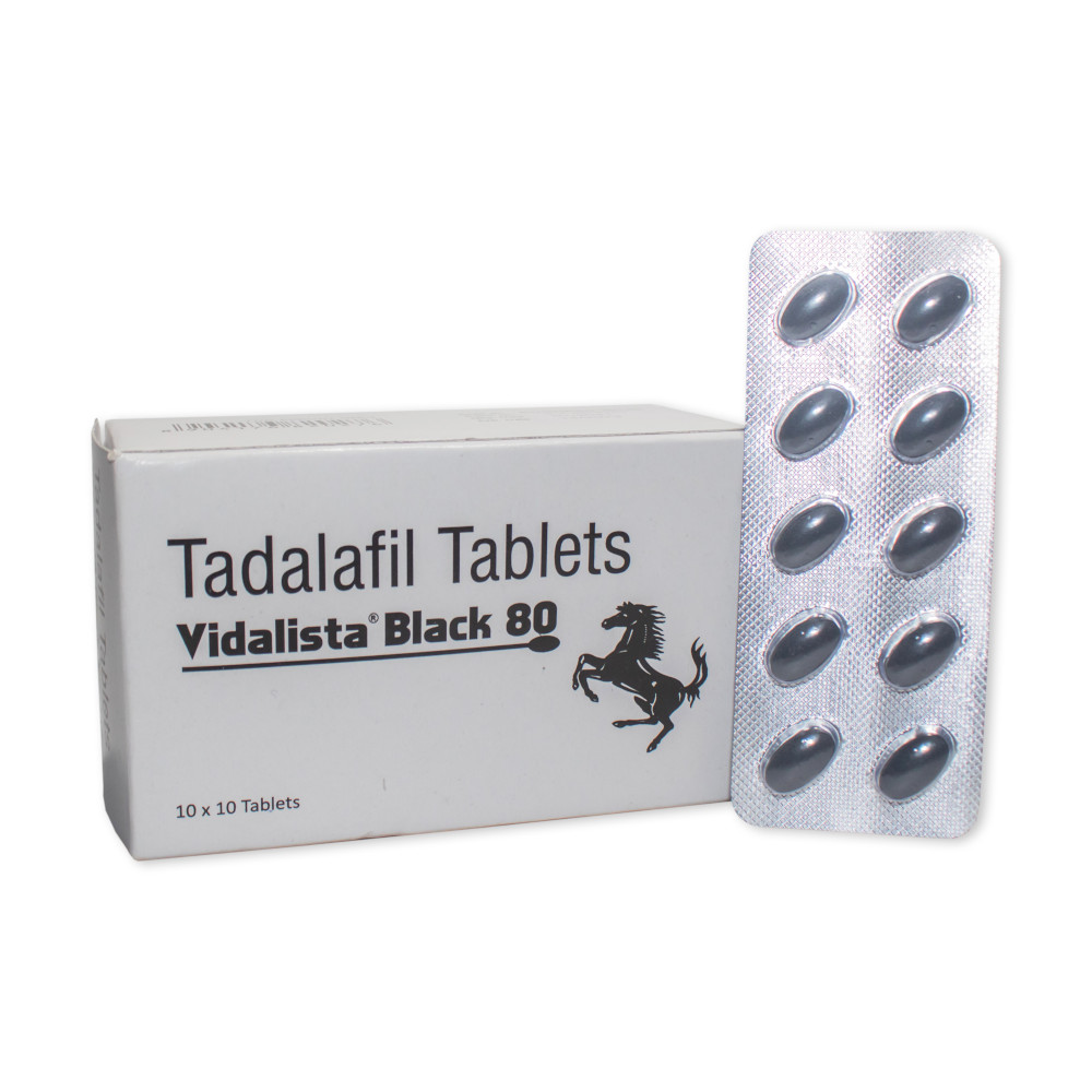 Buy Vidalista Black 80 mg | Cialis | Tadalafil | Genericaura