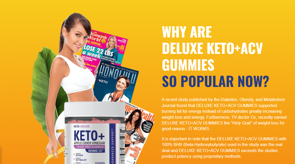 (Exposed) Deluxe Keto ACV Gummies Reviews  USA ! Deluxe Keto ACV Gummies Scam Or Legit