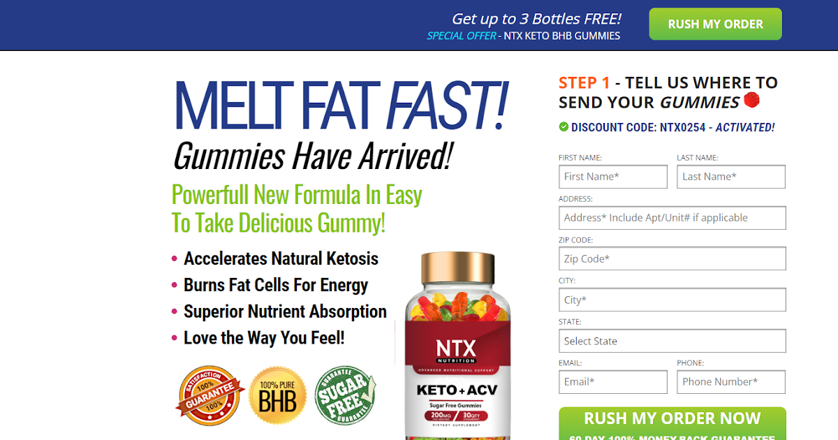 NTX Keto Gummies Review (Updated 2023) Scam Or Legit