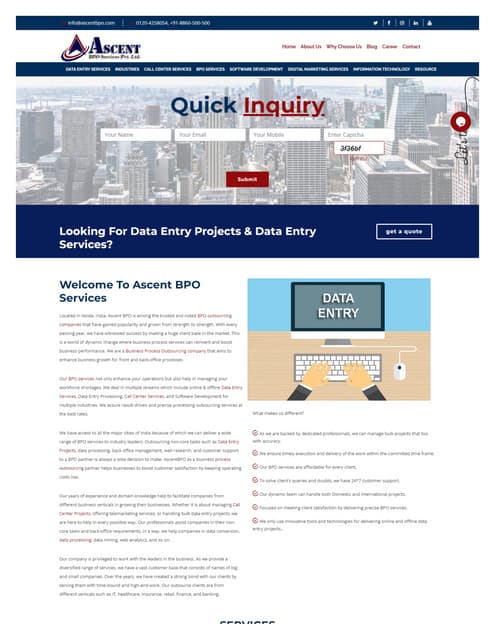 Data Entry Projects