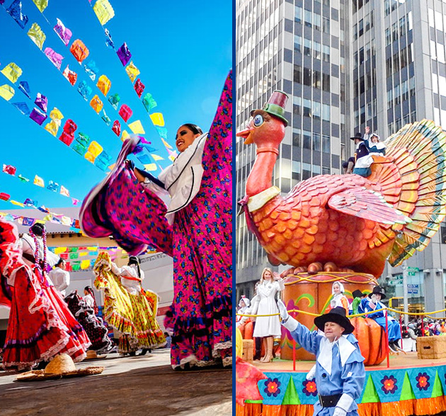 How do Mexican and American holidays differ?