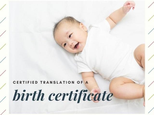 Birth Certificate Translate